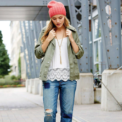 Patons Knit Effortless Beanie Blue