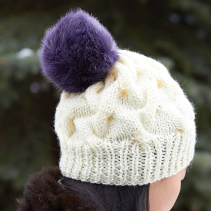 Patons Knit Cable Hat Knit Hat made in Patons Shetland Chunky yarn
