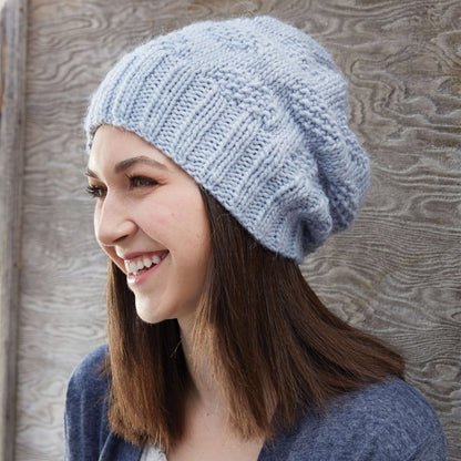 Patons Polka Dot Knit Hat Single Size