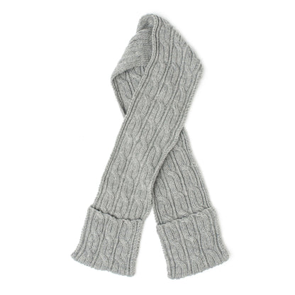 Patons Knit Cabled Scarf With Pockets Single Size