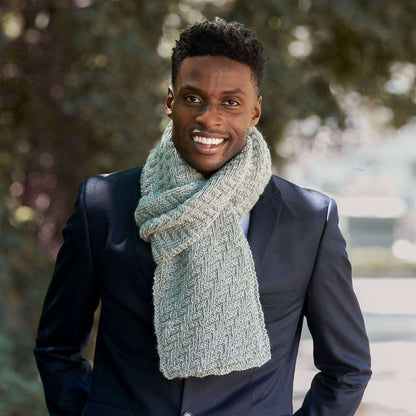 Patons Ladder Stitch Knit Scarf Single Size