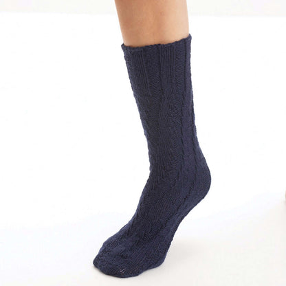 Patons Knit Spiral Socks Men