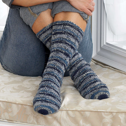 Patons Knit Spiral Socks Men