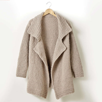 Patons Lapel Knit Cardigan 2XL/3XL