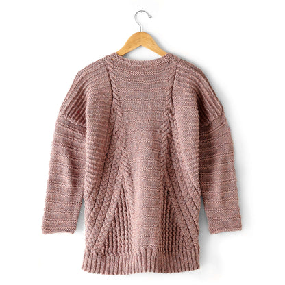Patons Knit Directional Cables Sweater XS/M