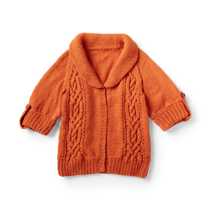 Patons Cables and Collar Knit Cardigan XS/S