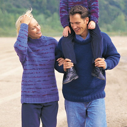 Patons Knit Big-Stitch Pullover His