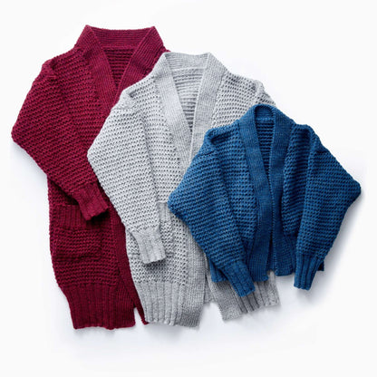 Patons Long Weekend Knit Cardigan Short (SH)