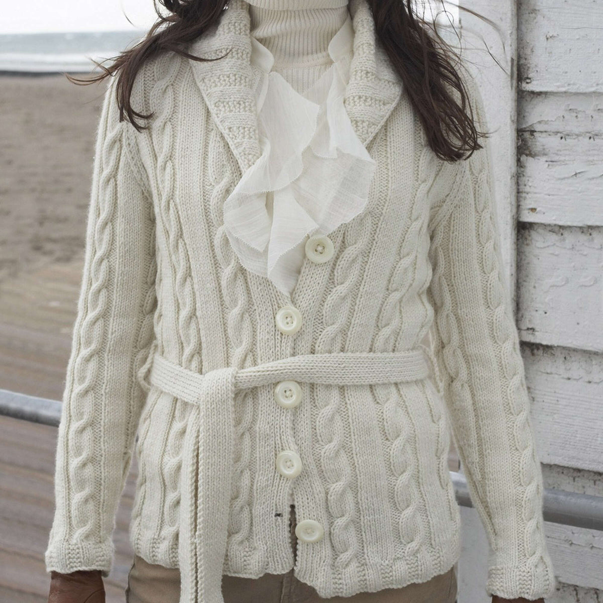 Knit Sweater made in Patons Decor yarn