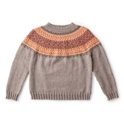 Patons Cumberland Knit Yoke Sweater Version 2