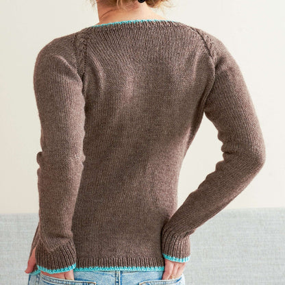 Patons Hidden Pocket Steeked Knit Cardigan 4 XL