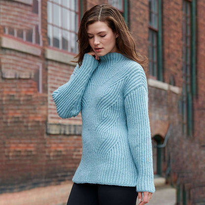 Patons Bayview Brioche Knit Pullover XL