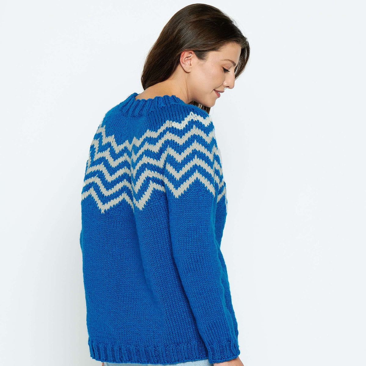 Knit Sweater made in Patons Inspired yarn
