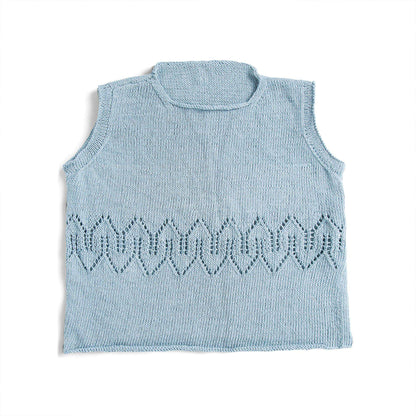 Patons Knit Geometric Lace Top 4/5 XL