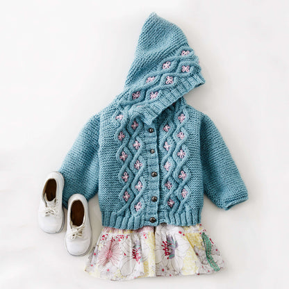 Patons Cabled Knit Cardigan Boy