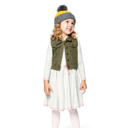 Patons Color Dip Knit Child's Hat Version 1