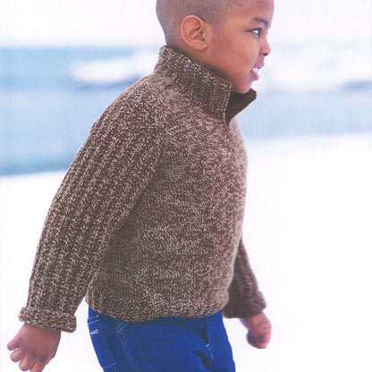 Patons Knit Zip Neck Saddle Shoulder All Variants