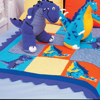 Patons T-Rex Knit Toy Knit Toy made in Patons Canadiana yarn