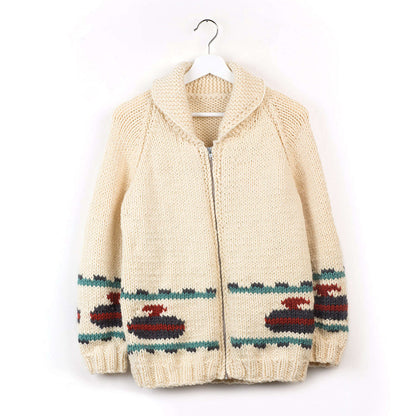 Patons Knit Curling Sweater His