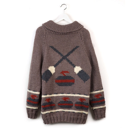 Patons Knit Curling Sweater His
