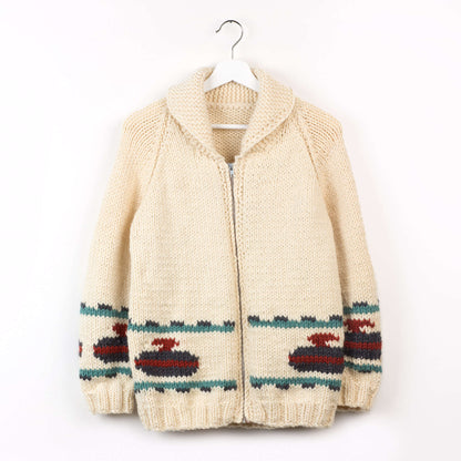 Patons Knit Curling Sweater Hers