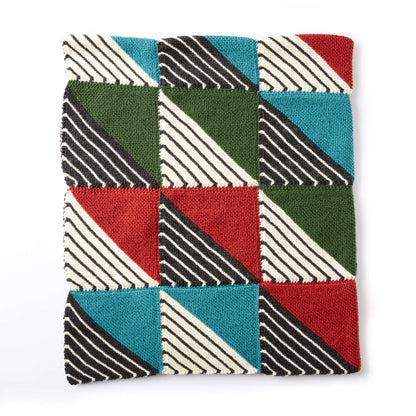Patons Knit Patchwork Blanket Single Size