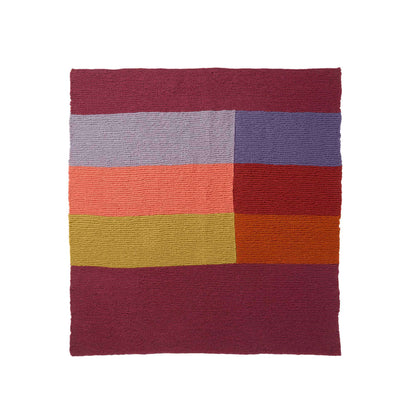 Patons Blocking Minimalist Knit Blanket Single Size