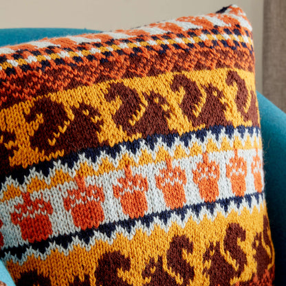 Patons Autumn Harvest Knit Pillow Single Size