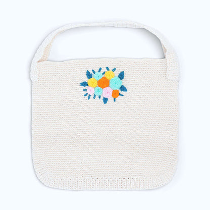 Peaches & Crème Full Bloom Crochet Tote Single Size