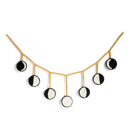 Peaches & Crème Moon Phase Crochet Garland Single Size
