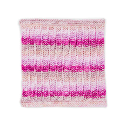 Peaches & Crème Slip Stitch Knit Dishcloth Single Size