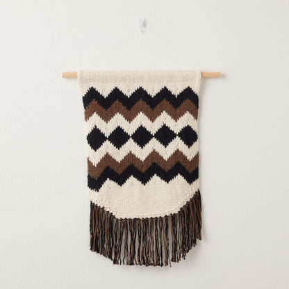 Peaches & Crème Geometric Knit wall Hanging Single Size