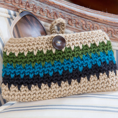 Red Heart Crochet Dynamite Eyeglass Case Crochet Case made in Red Heart Soft Yarn