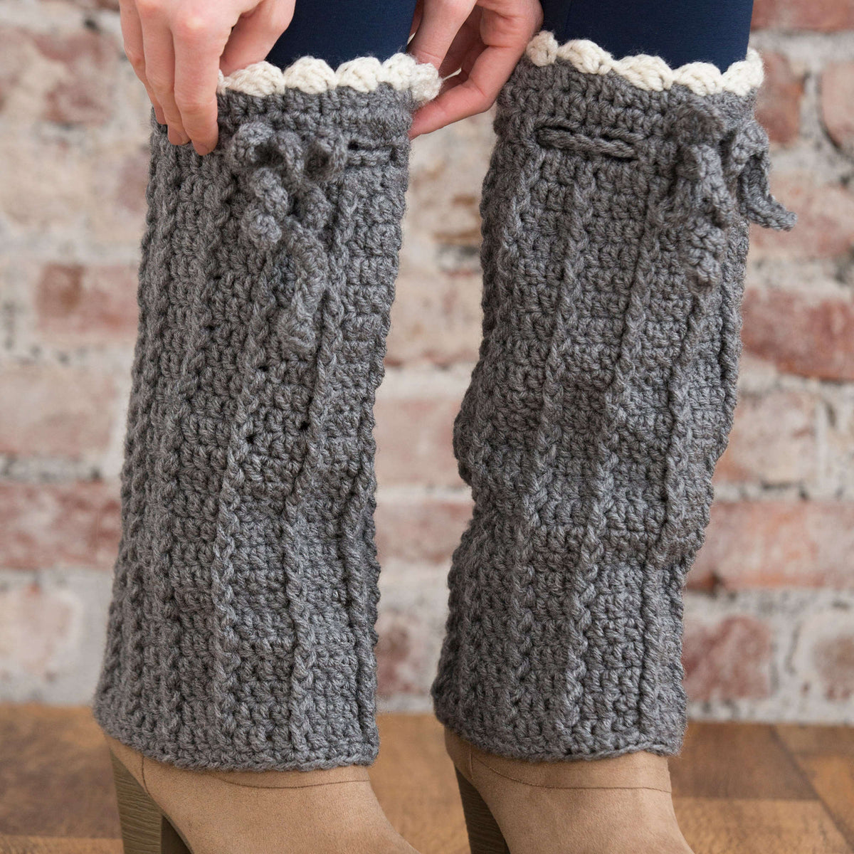 Crochet Warmers made in Red Heart Super Saver Yarn