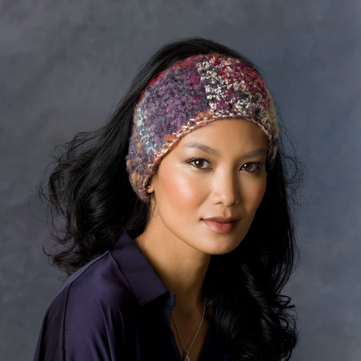 Crochet Headband made in Red Heart Boutique Yarn