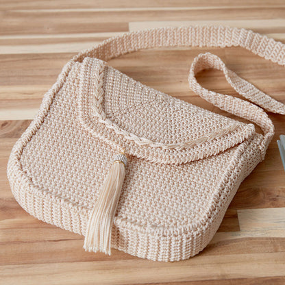 Red Heart Crochet Cross Body Bag Crochet Bag made in Red Heart Nylon Crochet Thread Yarn