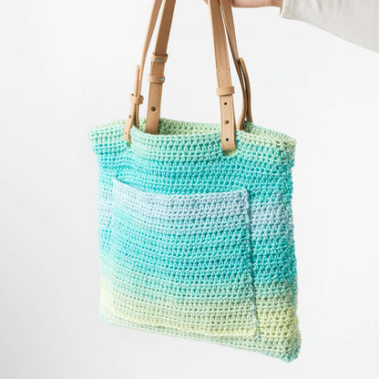 Red Heart Kings Highway Beginner Tote Crochet Tote Bag made in Red Heart Yarn