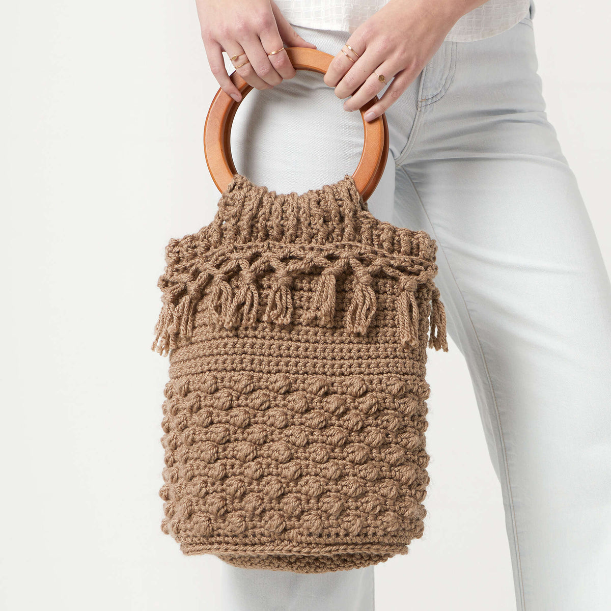 Crochet Bag made in Red Heart Yarn