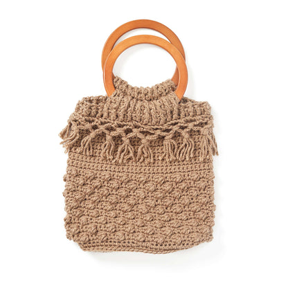 Red Heart Crochet Day Trip Bucket Bag Crochet Bag made in Red Heart Yarn