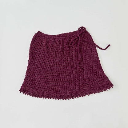 Red Heart Crochet Tunisian Lace Poncho Crochet Poncho made in Red Heart Soft Yarn