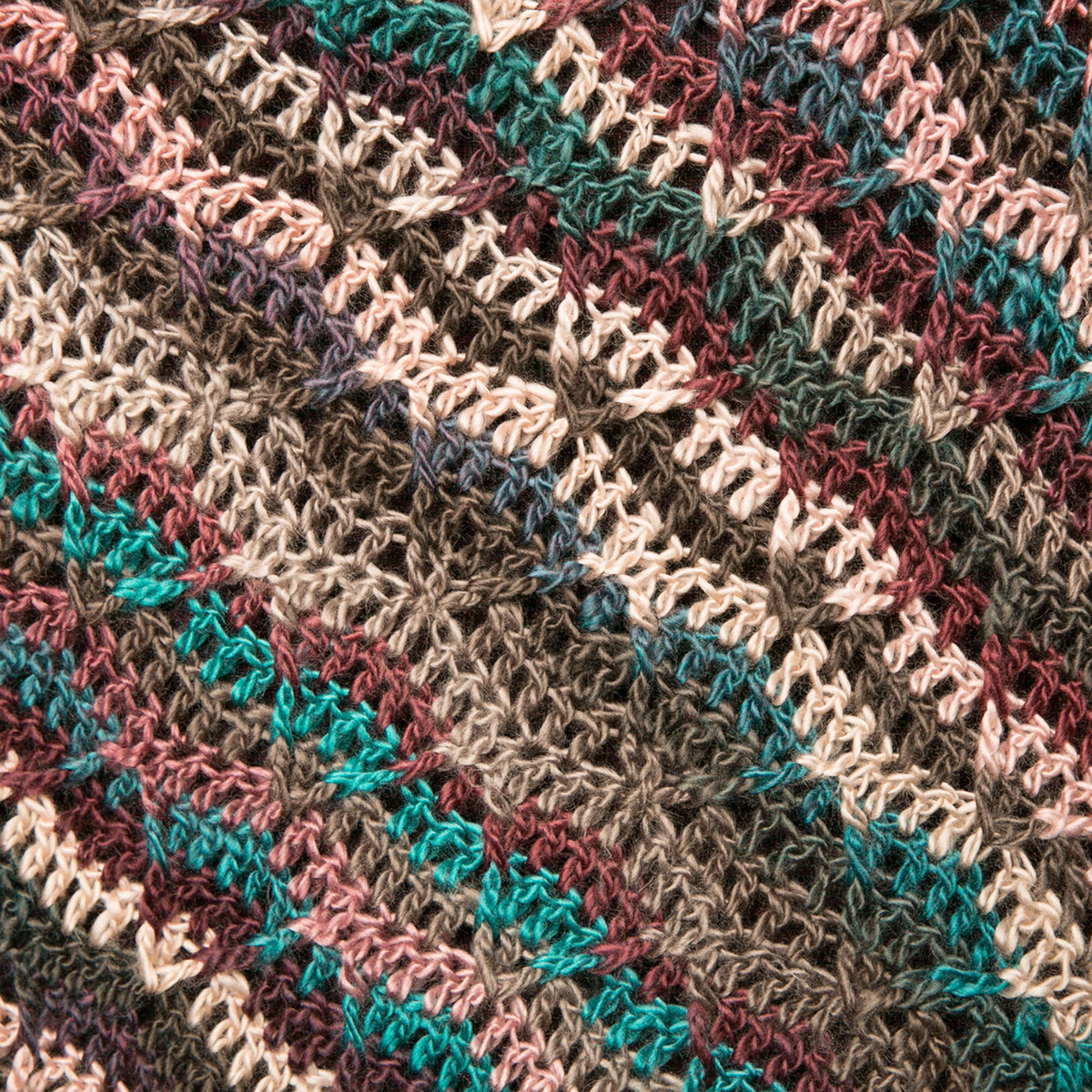 Crochet Poncho made in Red Heart Boutique Yarn