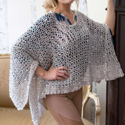 Red Heart Crochet Glamour Kaftan Crochet Kaftan made in Red Heart Boutique Yarn