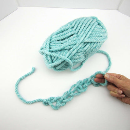 Red Heart Cool Finger Crochet Cowl Crochet Cowl made in Red Heart Grande Yarn