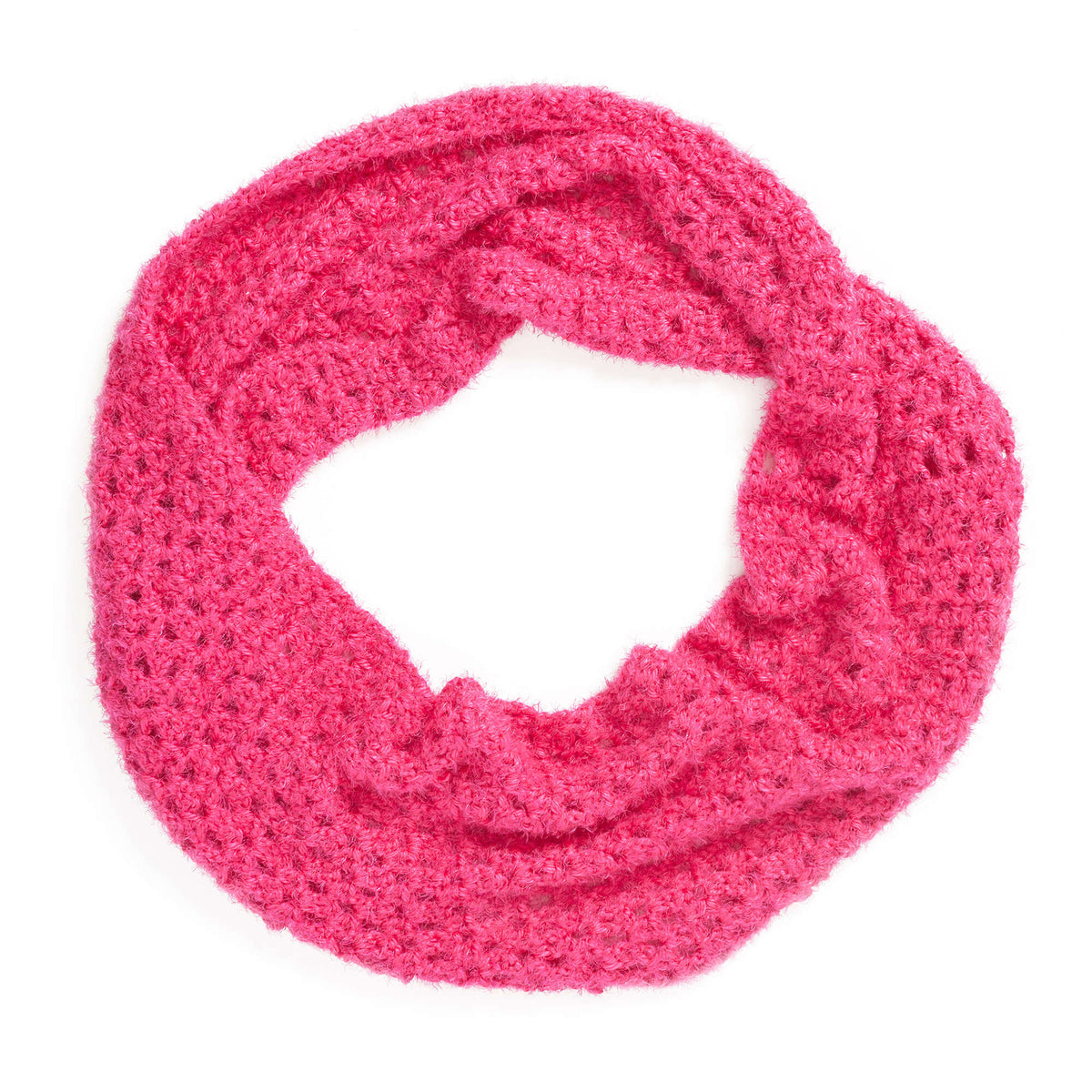 Crochet Cowl made in Red Heart Yarn