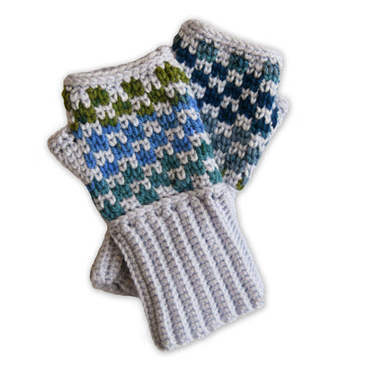 Red Heart 3 In 1 Crochet Hand Warmers Single Size