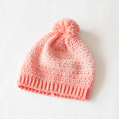 Red Heart Crochet Ombre Hat Crochet Hat made in Red Heart Super Saver Ombre Yarn