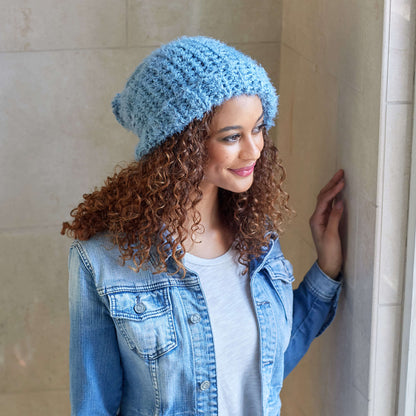 Red Heart Simply Slouchy Crochet Hat Crochet Hat made in Red Heart Hygge Yarn