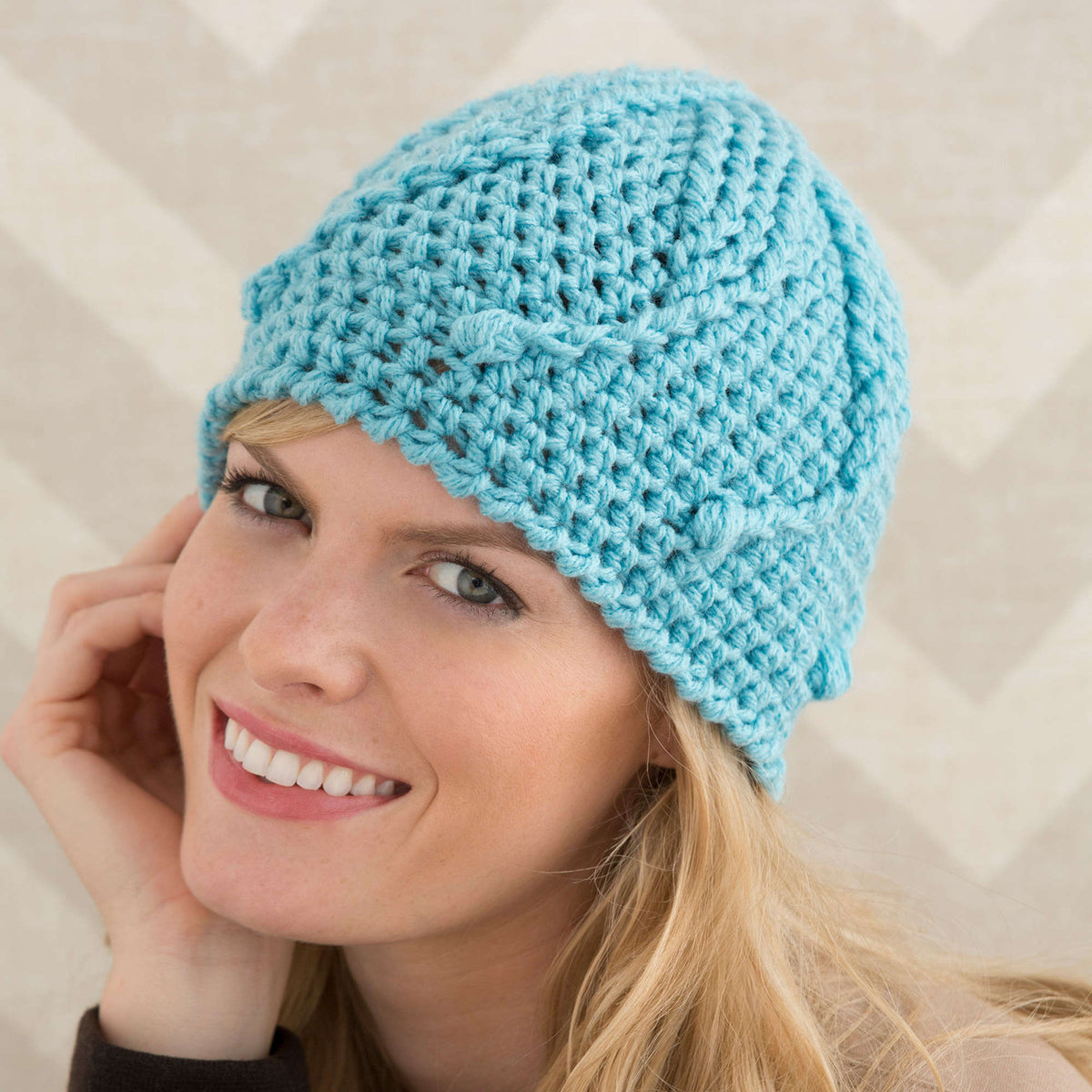 Crochet Hat made in Red Heart With Love Yarn