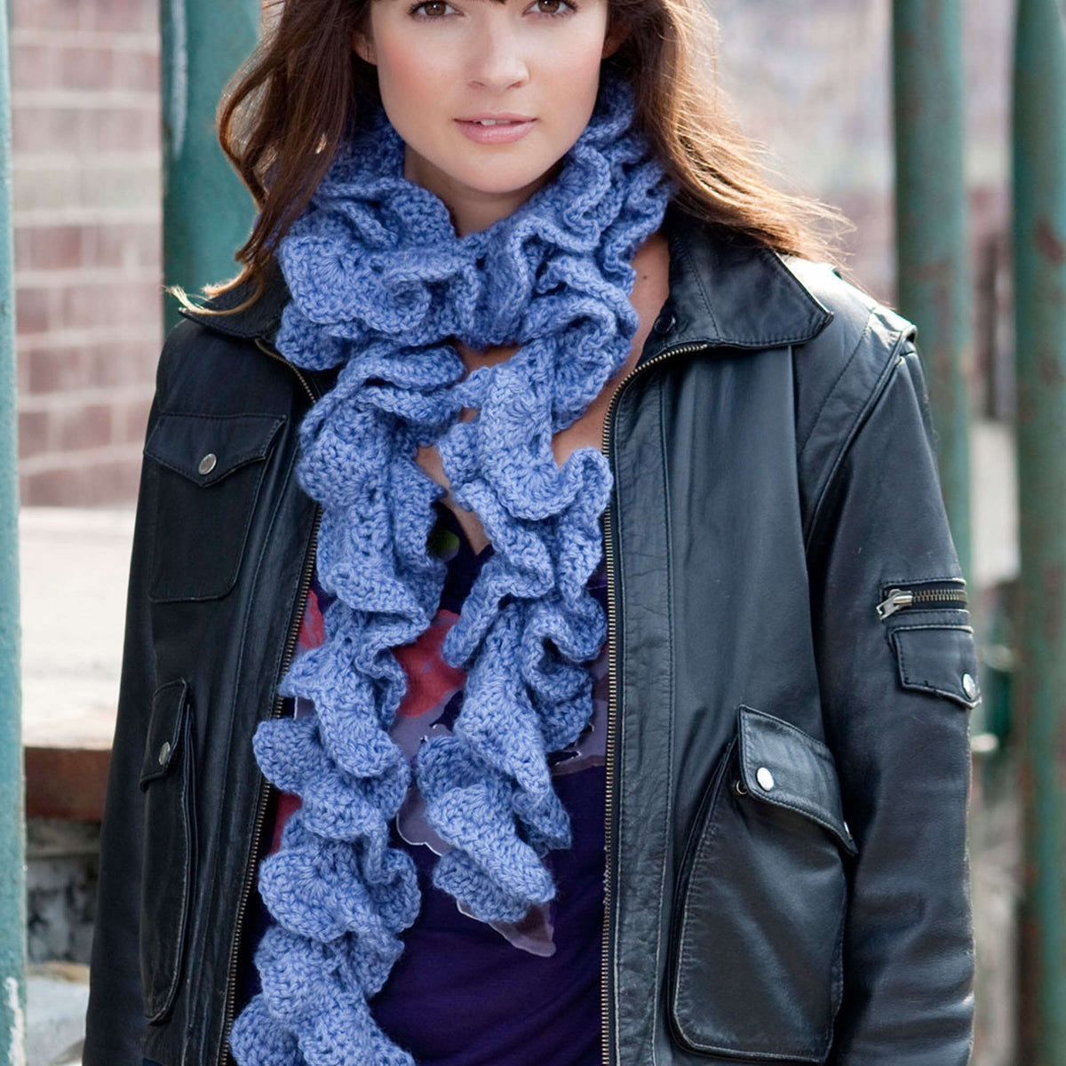 Crochet Scarf made in Red Heart Bamboo Ewe Yarn