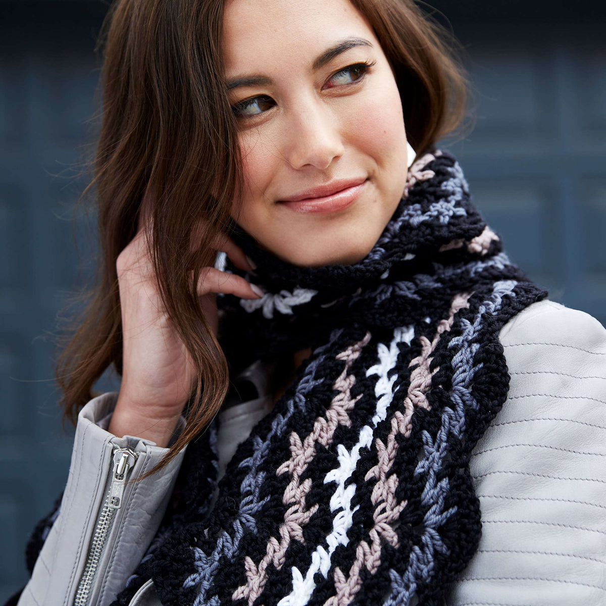 Crochet Scarf made in Red Heart Chic Sheep Yarn